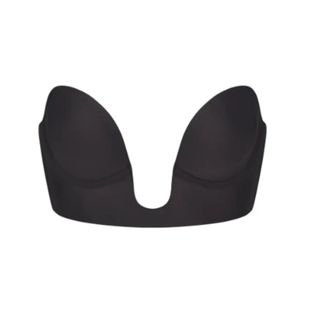Skims Deep Plunge Shapewear Plunge Bra BR-BAN-2958 Onyx Black Medium